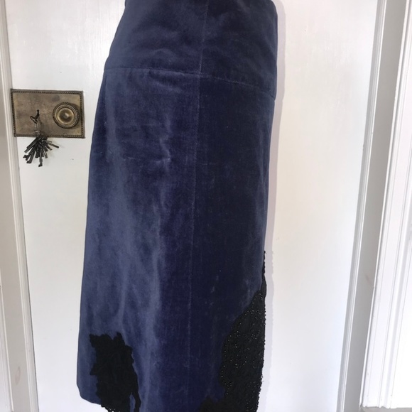 Vintage Velour Aline Skirt - Picture 4 of 6